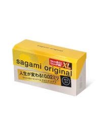 Презервативы увеличенного размера Sagami Original 0.02 XL-size - 12 шт. - Sagami - купить с доставкой в Ноябрьске