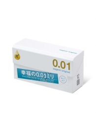 Увлажнённые презервативы Sagami Original 0.01 Extra Lub - 12 шт. - Sagami - купить с доставкой в Ноябрьске