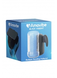 Инновационный робот-мастурбатор Black Knight с функцией пенетрации - Amovibe - в Ноябрьске купить с доставкой