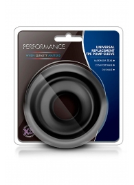 Черный уплотнитель на вакуумную помпу Replacement Pump Sleeve - Blush Novelties - в Ноябрьске купить с доставкой