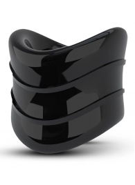 Черное эрекционное кольцо на мошонку Beef Ball Stretcher Snug X Long - Blush Novelties - в Ноябрьске купить с доставкой