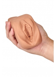 Маструбатор-вагина с вибрацией Soft   Wet Renata Realistic Tan Masturbator - Blush Novelties - в Ноябрьске купить с доставкой