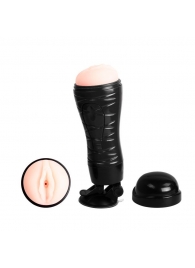 Мастурбатор-вагина Flora с присоской в основании - Baile - в Ноябрьске купить с доставкой