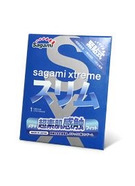 Презерватив Sagami Xtreme FEEL FIT 3D - 1 шт. - Sagami - купить с доставкой в Ноябрьске