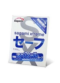 Презерватив Sagami Xtreme Ultrasafe с двойным количеством смазки - 1 шт. - Sagami - купить с доставкой в Ноябрьске