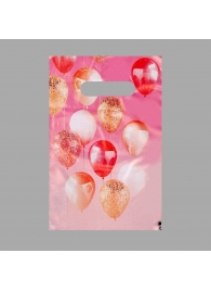 Пакет «Праздничные шары» с вырубной ручкой (20х30 см) - UPAK LAND - купить с доставкой в Ноябрьске