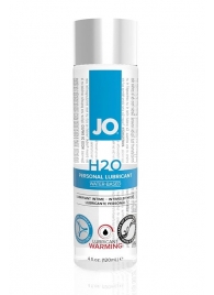 Возбуждающий лубрикант на водной основе JO Personal Lubricant H2O Warming - 120 мл. - System JO - купить с доставкой в Ноябрьске