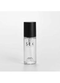 Съедобное cогревающее массажное масло Slow Sex - 50 мл. - Bijoux Indiscrets - купить с доставкой в Ноябрьске