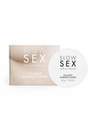 Массажная свеча для всего тела Slow Sex - 50 гр. - Bijoux Indiscrets - купить с доставкой в Ноябрьске