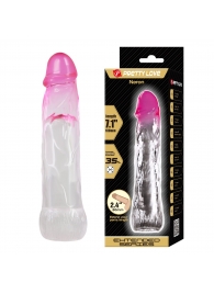 Прозрачная насадка-удлинитель Neron - 18 см. - Baile - в Ноябрьске купить с доставкой