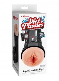 Мастурбатор-вагина в колбе Super Luscious Lips - Pipedream - в Ноябрьске купить с доставкой