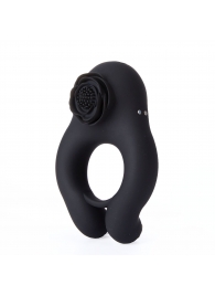 Черное эрекционное кольцо Abe с пультом ДУ - BeYourLover - в Ноябрьске купить с доставкой