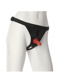 Трусики со штырьком для фиксации насадок Ultra Harness with Plug - Doc Johnson - купить с доставкой в Ноябрьске