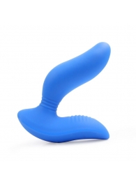 Синий вибромассажер простаты 3,5’’ Curve P-spot Massager - 12 см. - Erokay - в Ноябрьске купить с доставкой