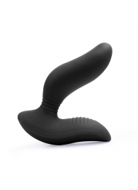 Черный вибромассажер простаты 3,5’’ Curve P-spot Massager - 12 см. - Erokay - в Ноябрьске купить с доставкой