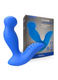 Синий вибромассажер простаты 3,5’’ P-spot Massager - 12,5 см. - Erokay - в Ноябрьске купить с доставкой