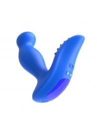 Синий вибромассажер простаты 3,5’’ P-spot Massager - 12,5 см. - Erokay - в Ноябрьске купить с доставкой
