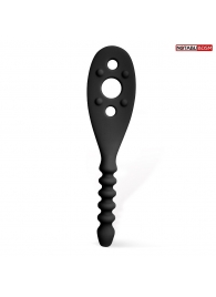 Черная силиконовая шлепалка - 30 см. - Notabu - купить с доставкой в Ноябрьске