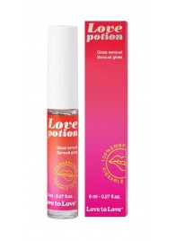 Возбуждающий блеск для губ Love Potion - 8 мл. - Love to Love - купить с доставкой в Ноябрьске