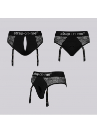 Трусики для фиксации насадок Strap-on-me Harness Lingerie Diva XS - Strap-on-me - купить с доставкой в Ноябрьске