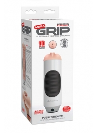 Мастурбатор-вагина Extreme Toyz Mega Grip Vibrating Stroker Mouth - Pipedream - в Ноябрьске купить с доставкой