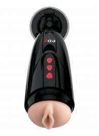 Мастурбатор-вагина с вибрацией Dirty Talk Starter Stroker - Pipedream - в Ноябрьске купить с доставкой