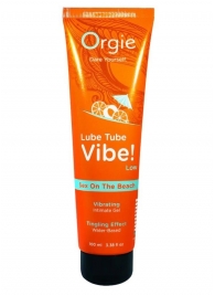 Гель с эффектом вибрации Lube Tube Vibe Low Sex On The Beach - 100 мл. - ORGIE - купить с доставкой в Ноябрьске