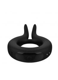 Черное эрекционное кольцо Marry Me Rechargeable Vibrating Cockring - Adrien Lastic - в Ноябрьске купить с доставкой