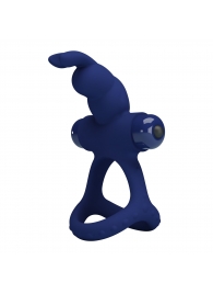 Синее эрекционное кольцо с вибрацией Luchito - Baile - в Ноябрьске купить с доставкой