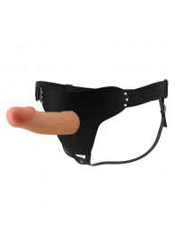 Телесный полый мужской страпон Stark - 17,5 см. - Baile - купить с доставкой в Ноябрьске