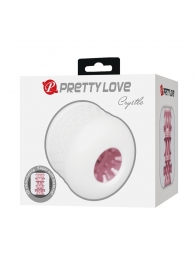 Белый сквозной мастурбатор Crystle - Baile - в Ноябрьске купить с доставкой