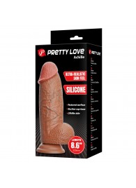 Фаллоимитатор на присоске Achille - 22 см. - Baile