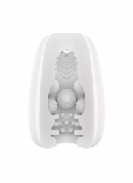 Белый мастурбатор-яйцо Bisedze - LoveStore - в Ноябрьске купить с доставкой