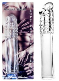 Прозрачная насадка-удлинитель Perfect Sleeve - 19 см. - Boys of Toys - в Ноябрьске купить с доставкой