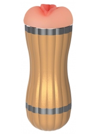 Мастурбатор-вагина с вибрацией в колбе Bevis - Boys of Toys - в Ноябрьске купить с доставкой