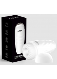 Белый мастурбатор с вибрацией в колбе Fuzone - Boys of Toys - в Ноябрьске купить с доставкой