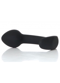 Черная анальная втулка Curved - 7,5 см. - Boys of Toys