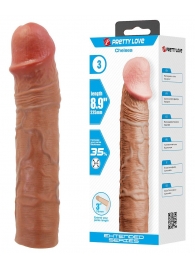 Удлиняющая насадка на пенис Chelsea - 22,5 см. - Baile - в Ноябрьске купить с доставкой