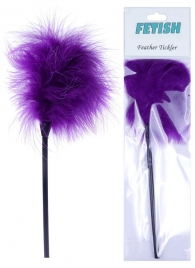 Фиолетовая пуховка для любовных игр - 28 см. - Boys of Toys - купить с доставкой в Ноябрьске