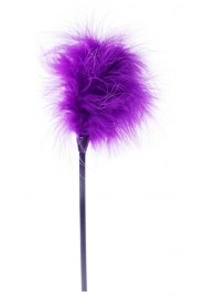 Фиолетовая пуховка для любовных игр - 28 см. - Boys of Toys - купить с доставкой в Ноябрьске