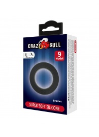 Черное эрекционное кольцо Brodan - Baile - в Ноябрьске купить с доставкой