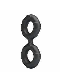 Черное двойное эрекционное кольцо Radwan - Baile - в Ноябрьске купить с доставкой