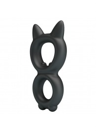 Черное двойное эрекционное кольцо Toran - Baile - в Ноябрьске купить с доставкой