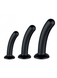 Набор из 3 черных анальных втулок Dilating Set - Nexus Range