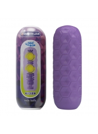 Фиолетовый мастурбатор Venus-X Twin balls - Baile - в Ноябрьске купить с доставкой