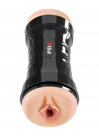 Двусторонний мастурбатор в колбе Super Flip-A-Pussy Over - Pipedream - в Ноябрьске купить с доставкой