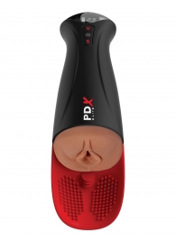 Мастурбатор-вагина в колбе с вибрацией Fuck-O-Matic Pro XL - Pipedream - в Ноябрьске купить с доставкой