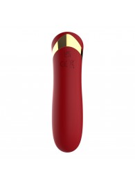 Красный силиконовый мини-вибратор - 13,7 см. - Secwell
