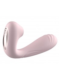 Нежно-розовый L-образный вибратор - 12,3 см. - Secwell