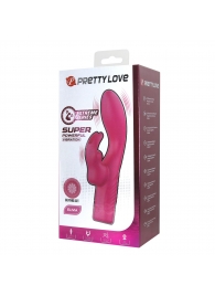 Розовый вибратор-кролик Elivia - 17,2 см. - Baile